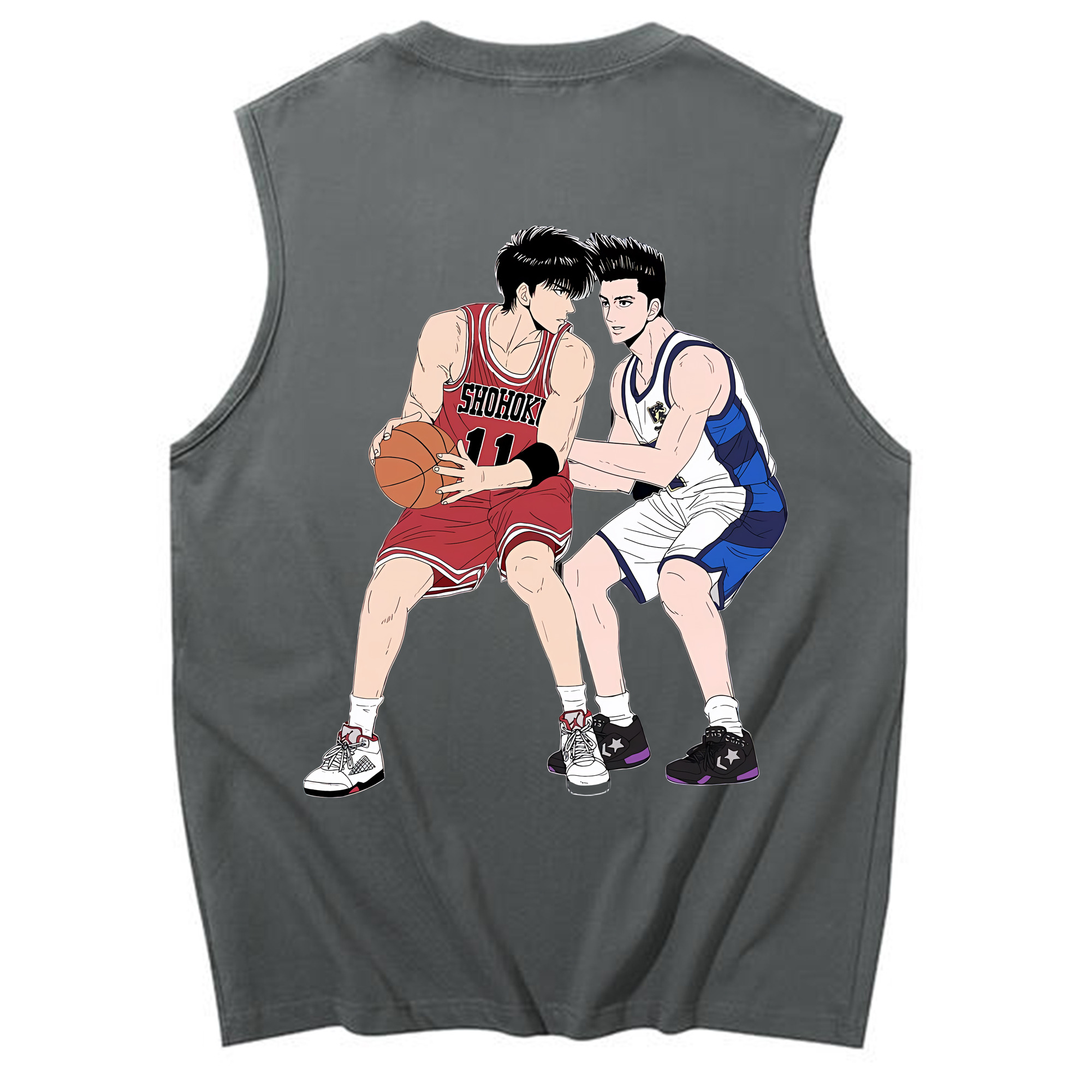 （画像用） SLAM DUNK／スラムダンク コットン100％タンクトップ（背面プリント）